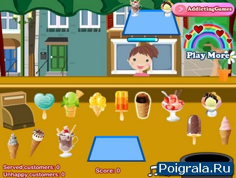 Картинка к игре Продавец мороженого